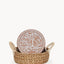 Bread Warmer & Basket - Lovebirds Round