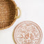 Bread Warmer & Basket - Lovebirds Round