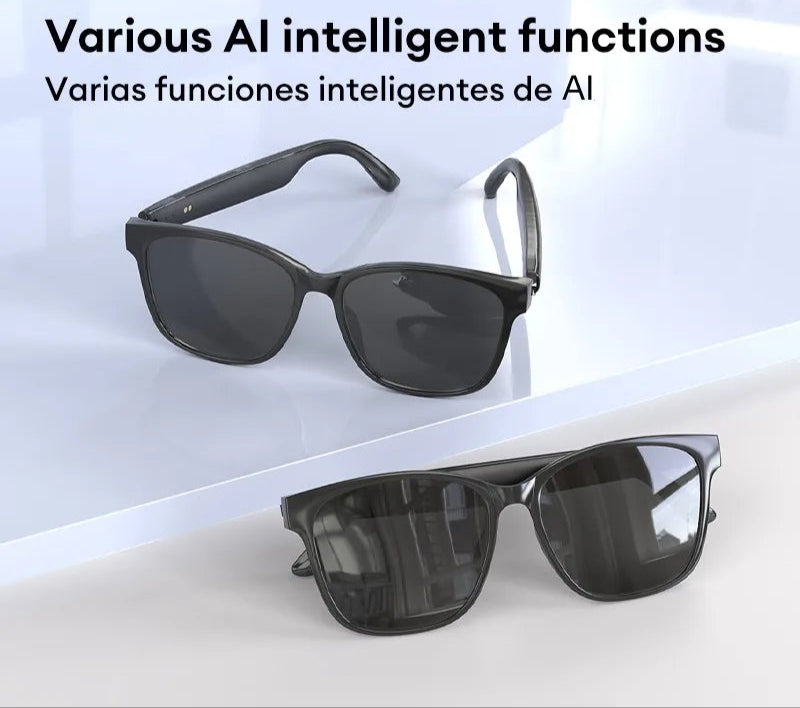 Intelligent AI Translation Glasses | Enjoy Translation, Music & Calls - No Camera | For Men & Women