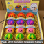 Glitter Squish Dumpling Colorfull Dumpling Squish Stress Relief Ball Pack of 144 pcs Cartoon