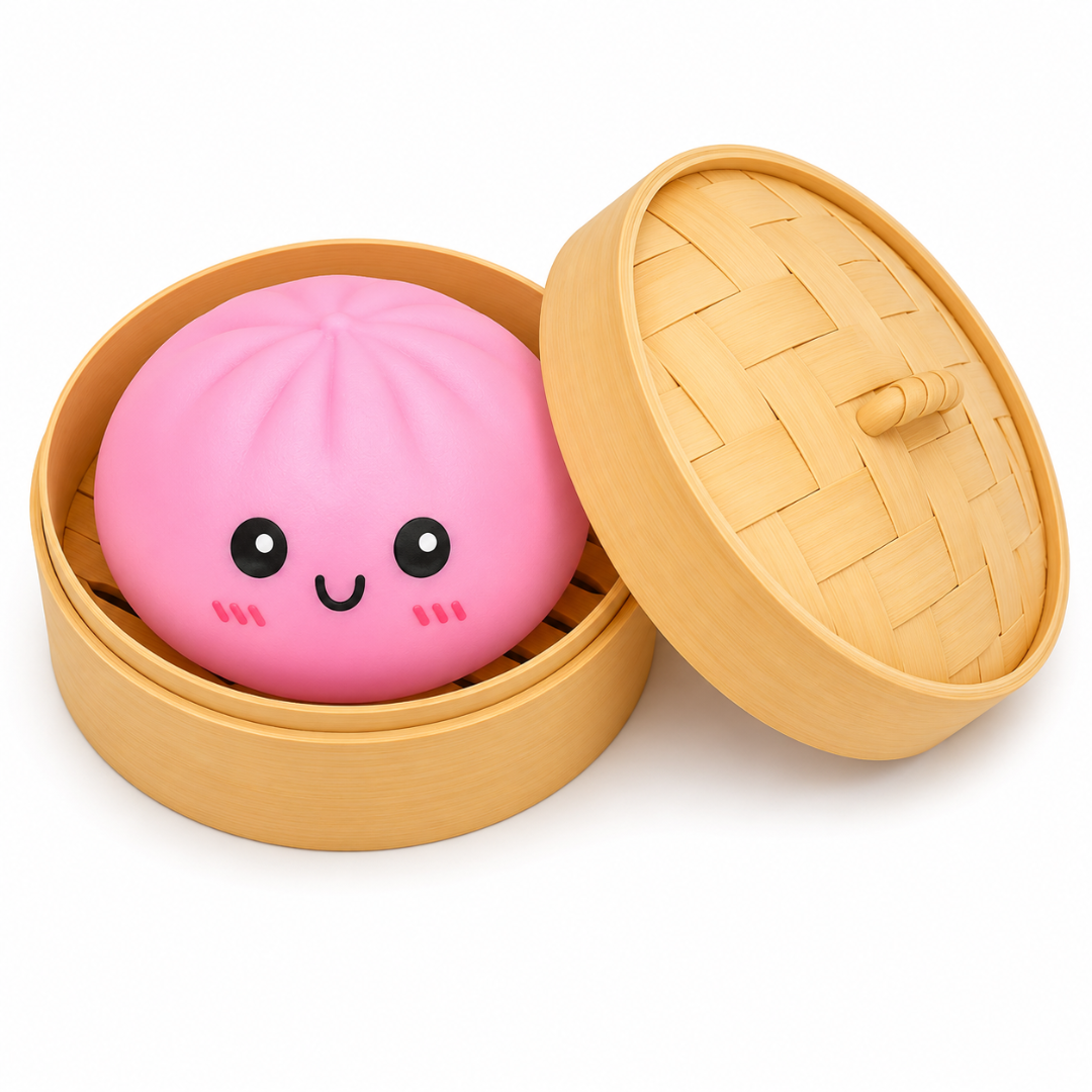 Glitter Squish Dumpling Colorfull Dumpling Squish Stress Relief Ball Pack of 144 pcs Cartoon