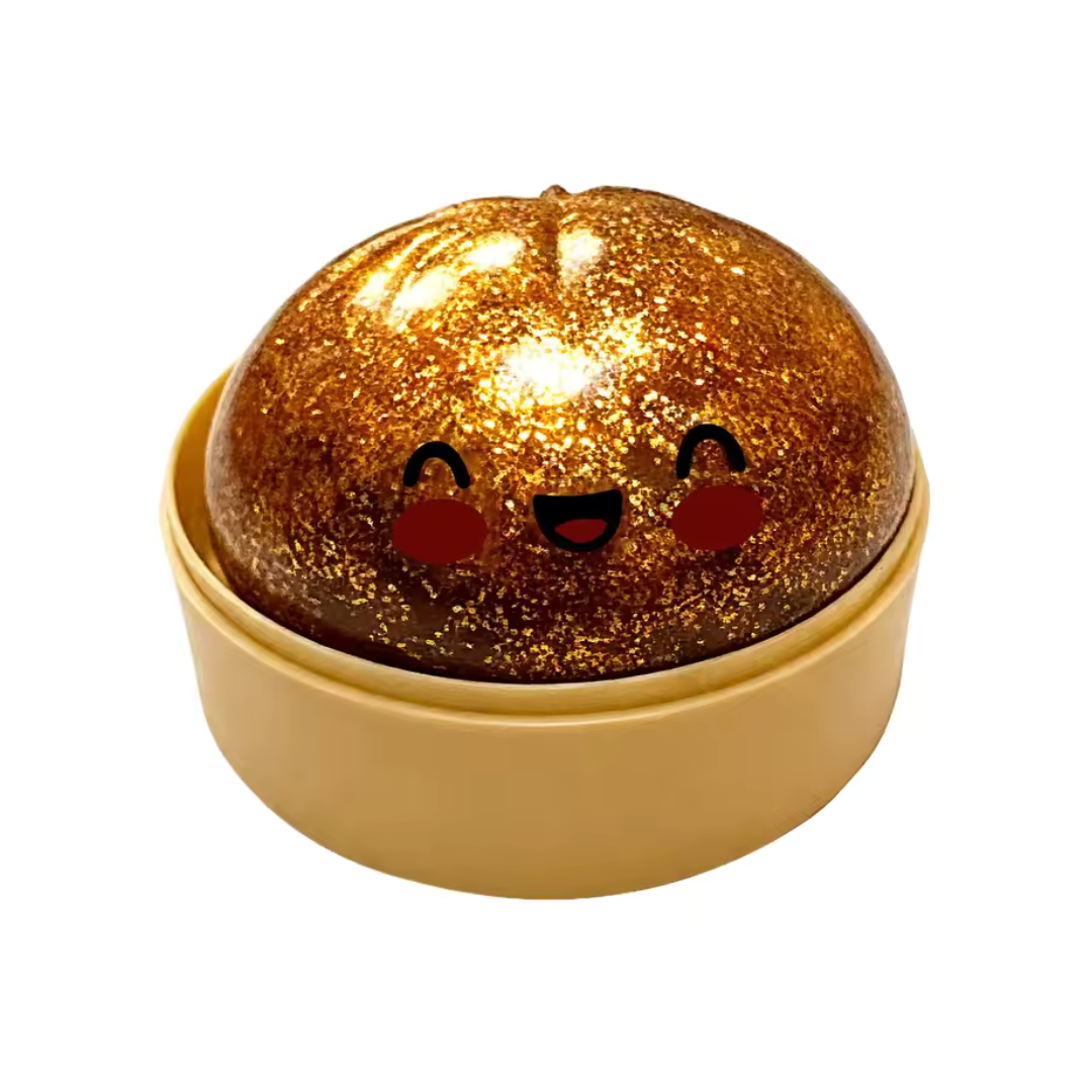 Glitter Squish Dumpling Colorfull Dumpling Squish Stress Relief Ball