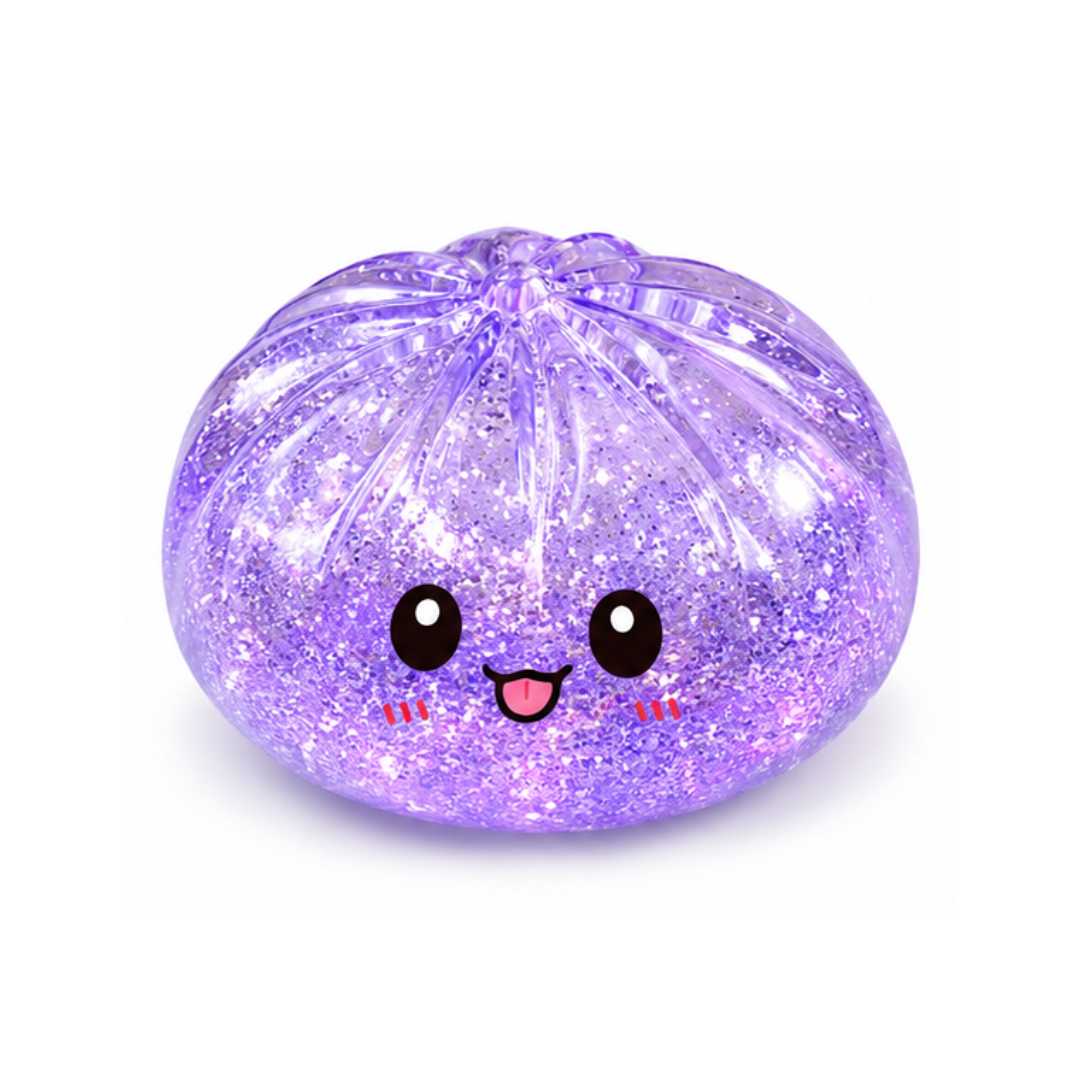 Glitter Squish Dumpling Colorfull Dumpling Squish Stress Relief Ball