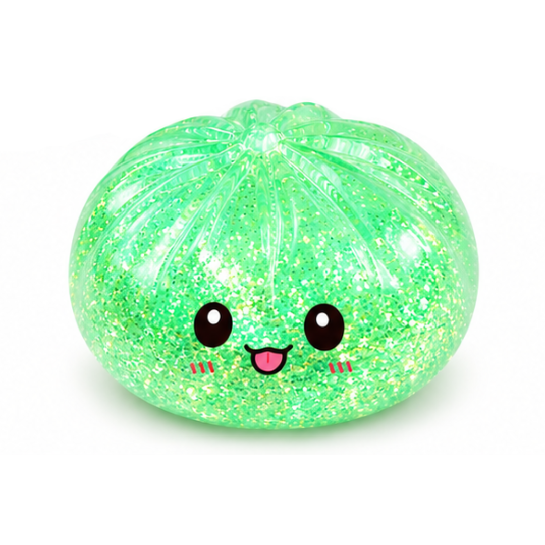 Glitter Squish Dumpling Colorfull Dumpling Squish Stress Relief Ball