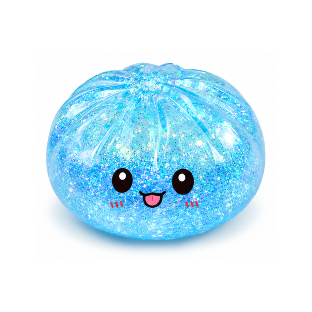 Glitter Squish Dumpling Colorfull Dumpling Squish Stress Relief Ball