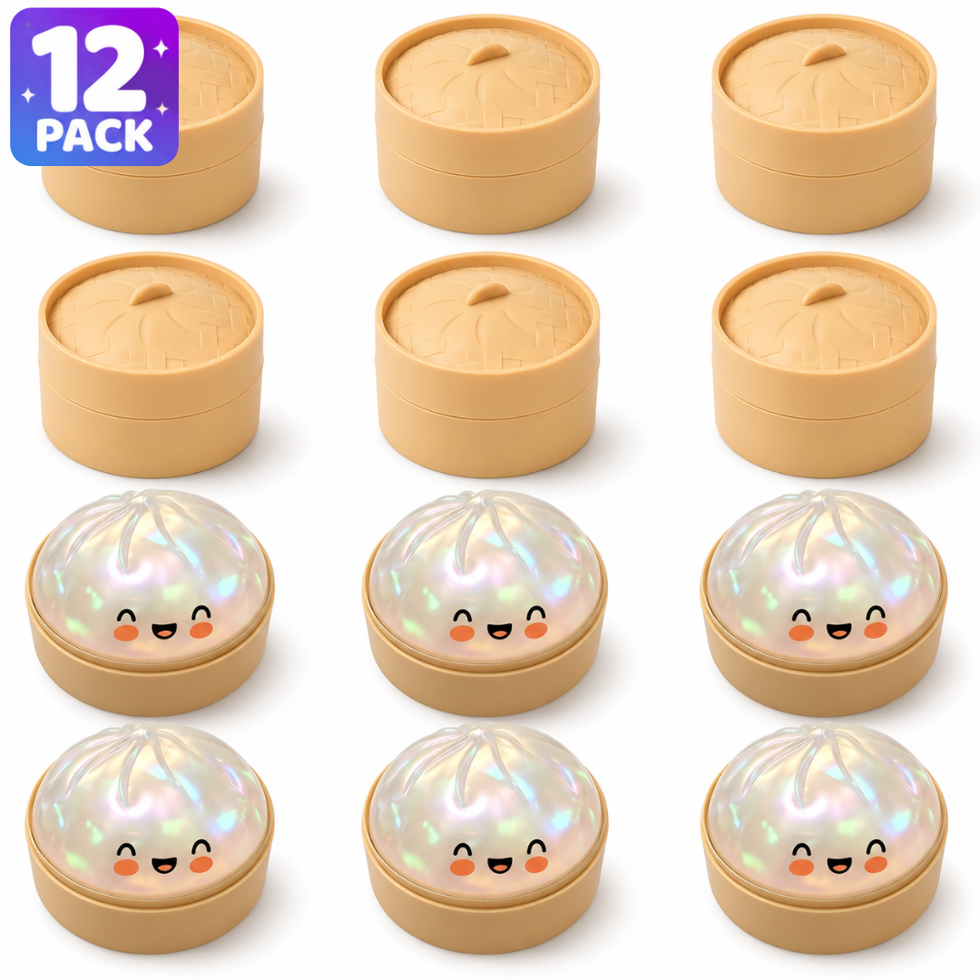 Glitter Squish Dumpling Colorfull Dumpling Squish Stress Relief Ball