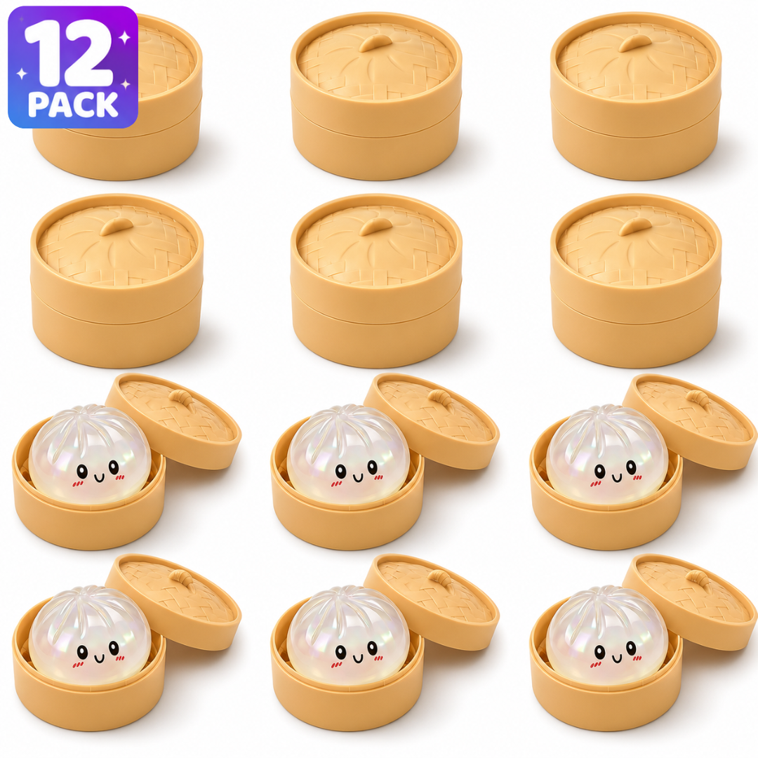 Glitter Squish Dumpling Colorfull Dumpling Squish Stress Relief Ball