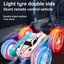 Remote Control Stunt Car Light Wheel Swing Arm Double-sided Rolling Car Toy