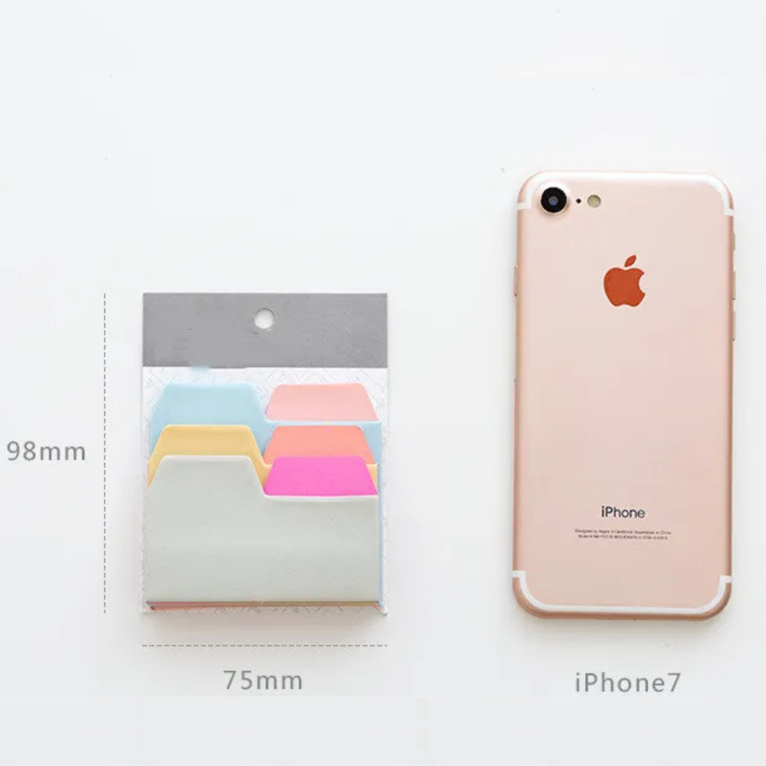 Six Color Index Post It Note N Times Paste Color Index Note Hand Account Tool