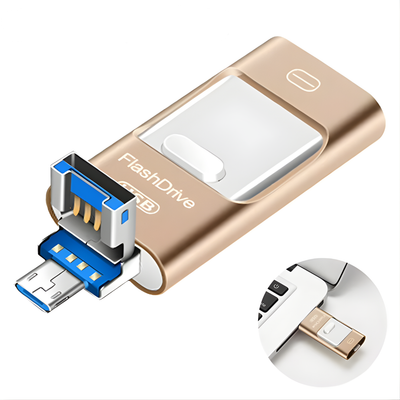 Universal Three-in-one USB Drive For Mobile Phone And Computer