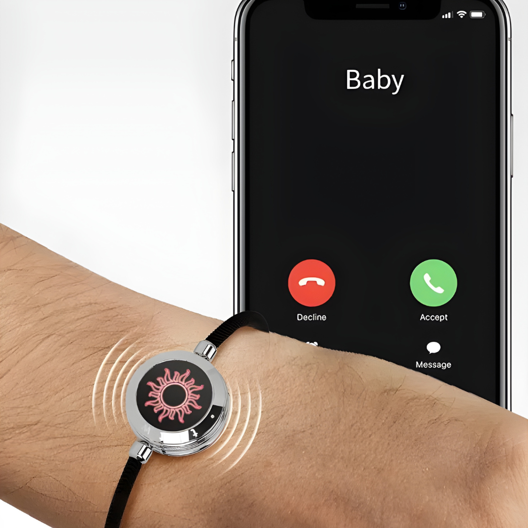 Sun-Moon Smart Sensing Couple Bracelet