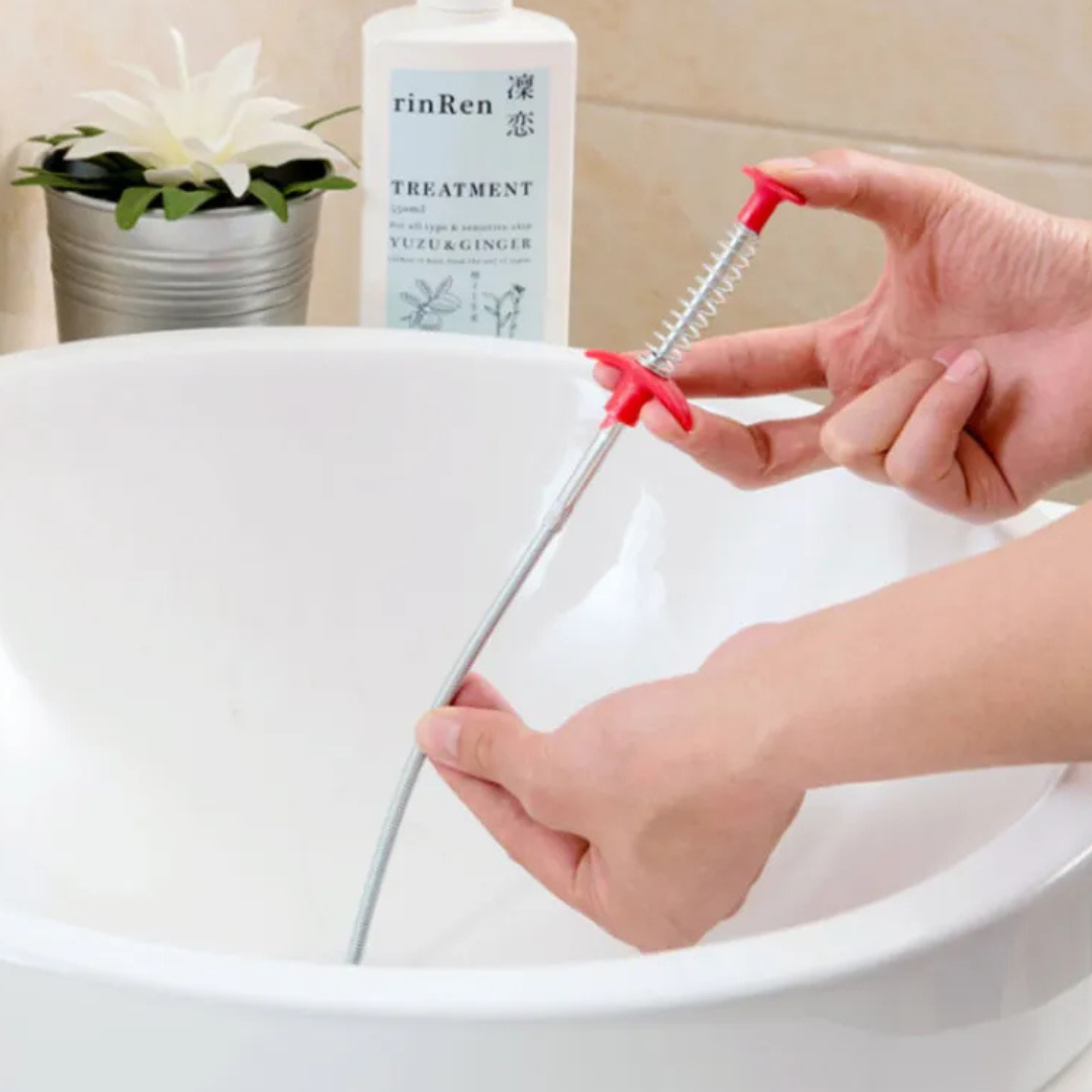 60CM Sewer Dredger Spring Pipe Dredging Tool Household Hair Cleaner Drain Clog Remover Cleaning Tools Household For Kitchen Sink Kitchen Gadgets