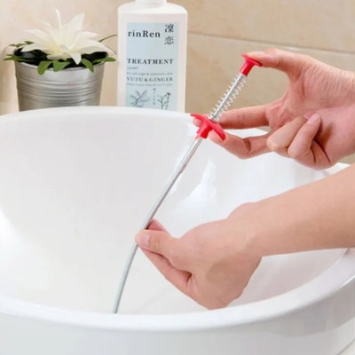 60CM Sewer Dredger Spring Pipe Dredging Tool Household Hair Cleaner Drain Clog Remover Cleaning Tools Household For Kitchen Sink Kitchen Gadgets