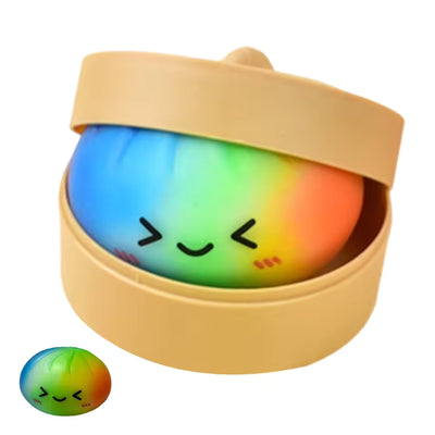 Glitter Squish Dumpling Colorfull Dumpling Squish Stress Relief Ball