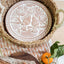 Bread Warmer & Basket - Lovebirds Round
