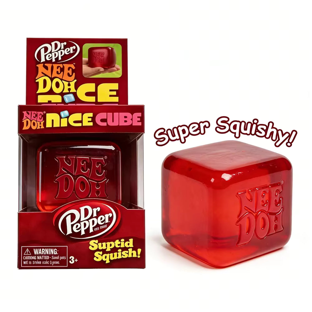 Needho Nice Cube Squishy Toy Slow Rising Squeeze Stress Relief Toy Pack of 144 PCS Cartoon Box