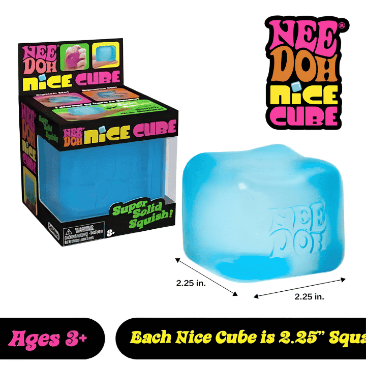 Needho Nice Cube Squishy Toy Slow Rising Squeeze Stress Relief Toy Pack of 144 PCS Cartoon Box