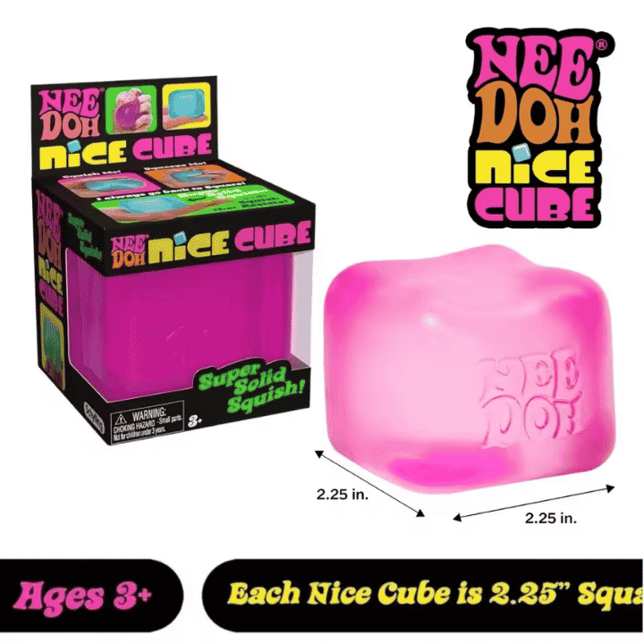 Needho Nice Cube Squishy Toy Slow Rising Squeeze Stress Relief Toy Pack of 144 PCS Cartoon Box