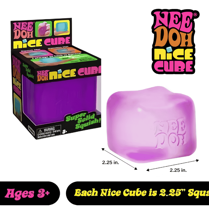 Needho Nice Cube Squishy Toy Slow Rising Squeeze Stress Relief Toy Pack of 144 PCS Cartoon Box