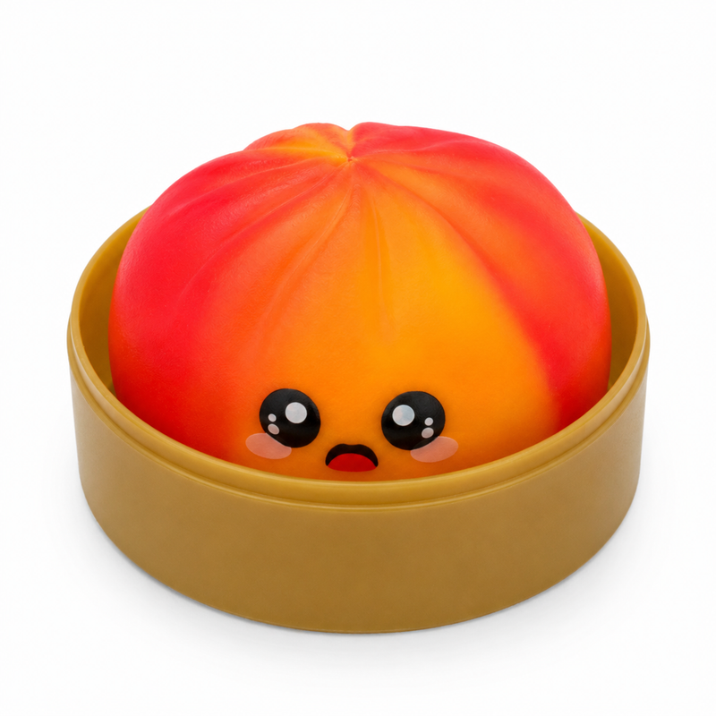 Glitter Squish Dumpling Colorfull Dumpling Squish Stress Relief Ball
