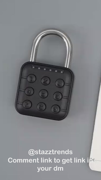 Fingerprint Lock Padlock Household Waterproof Password Cabinet Anti-theft Door Lock APP