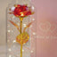 Valentine's Day Gift Eternal Rose LED Light Foil Flower In Glass Cover Mothers Day Wedding Favours Bridesmaid Gift